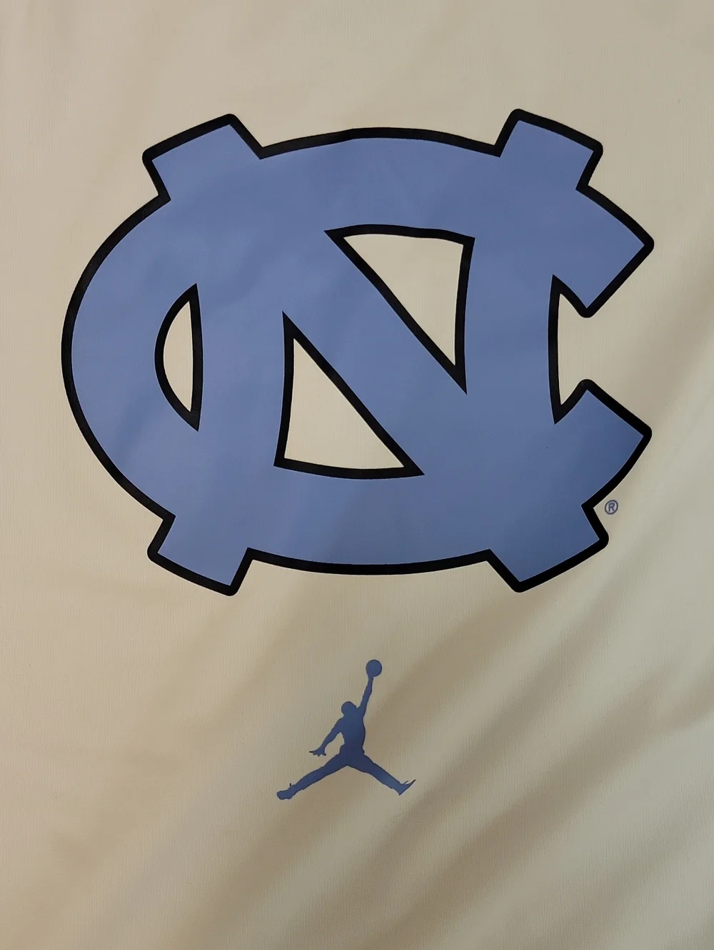 Jordan UNC Tar Heels Long Sleeve On Court Basketball Elite Performance Top Large